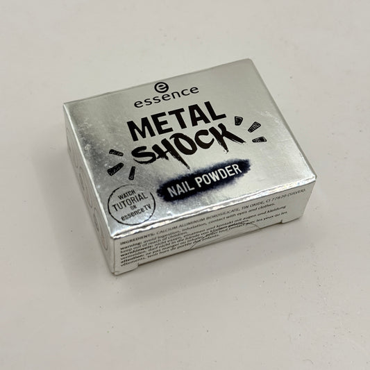 essence Metal Shock Nail Powder – Silver