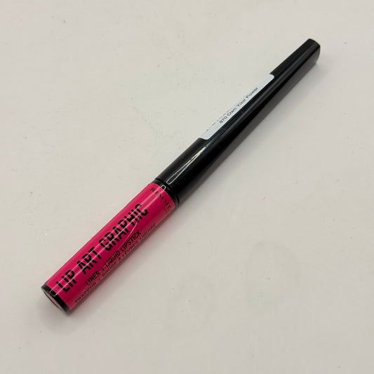 Rimmel Lip Art Graphic Liner & Liquid Lipstick - Own Your Power 870