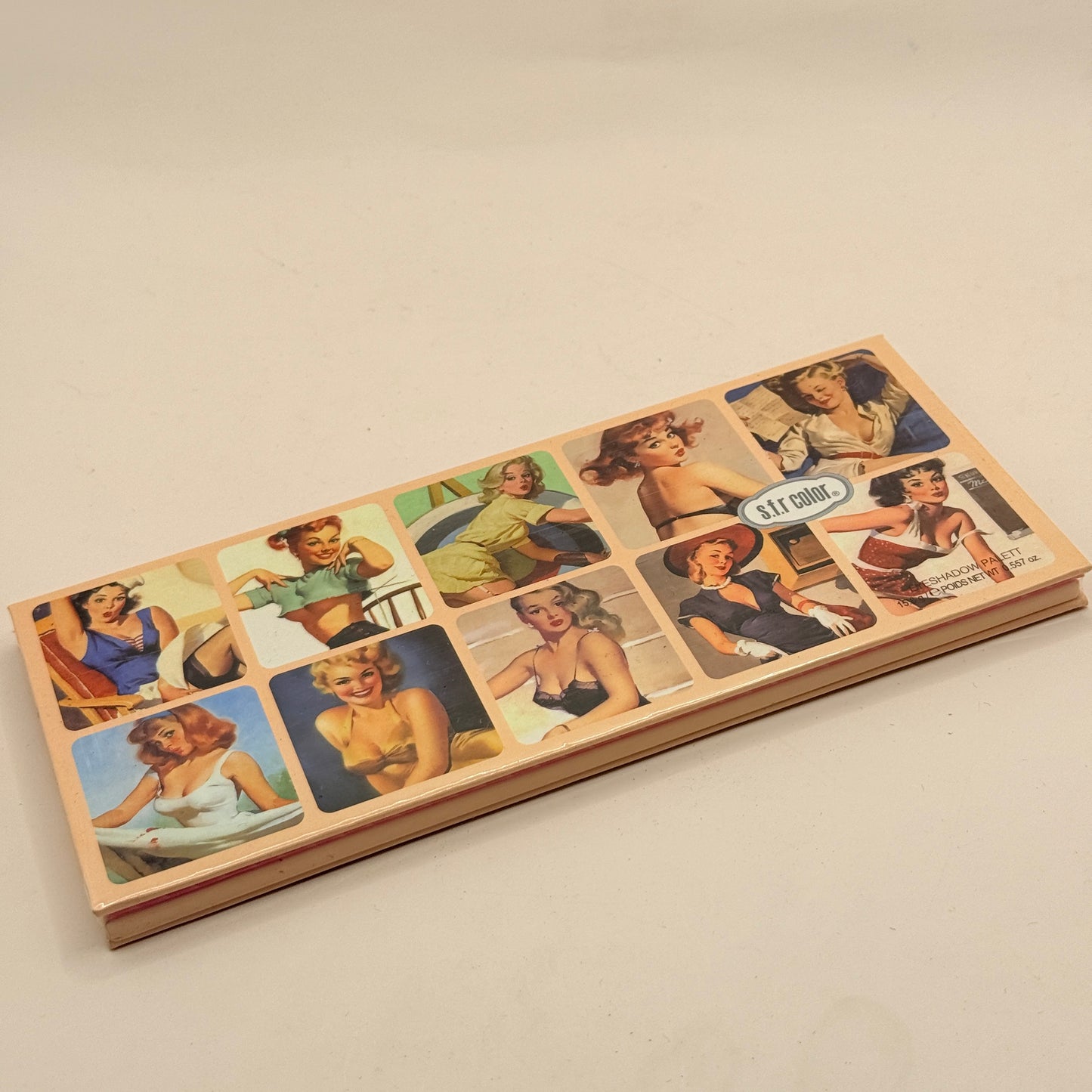 S.F.R Color PRO Nude Eyeshadow Palette 15 Shades