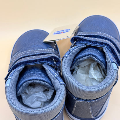 Chicco Kids’ Navy Double-Strap Ankle Sneakers – Size 26 / 8.5US