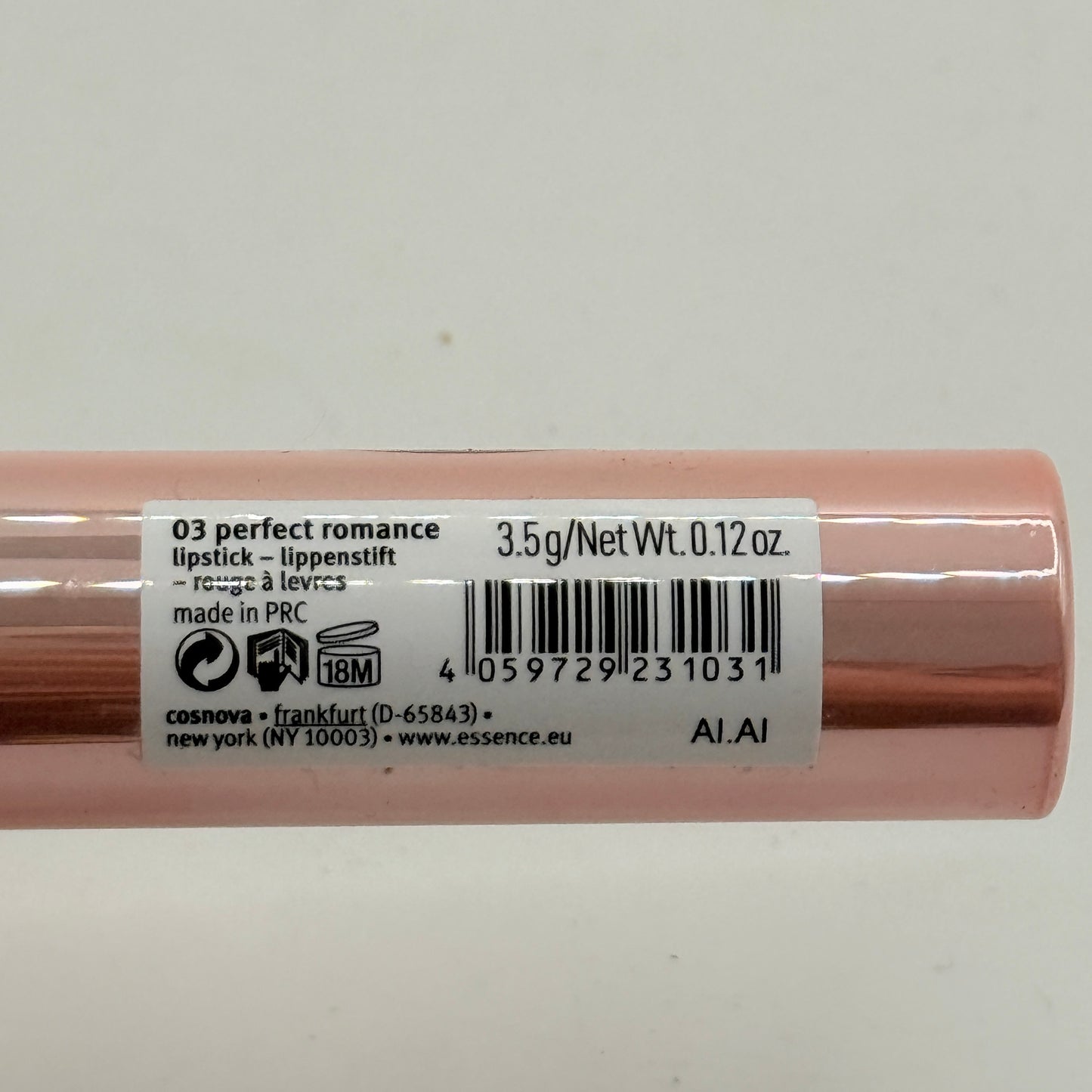 Essence Perfect Shine Lipstick – Shade 03 Perfect Romance (3.5g)