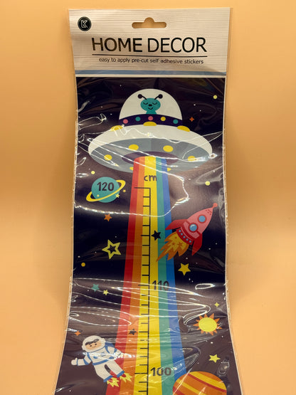 Home Decor Space Height Chart Wall Sticker