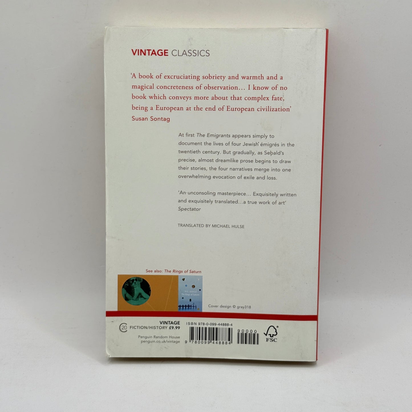 The Emigrants by W.G. Sebald