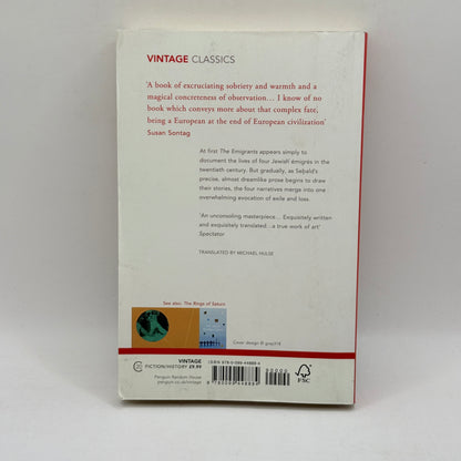 The Emigrants by W.G. Sebald