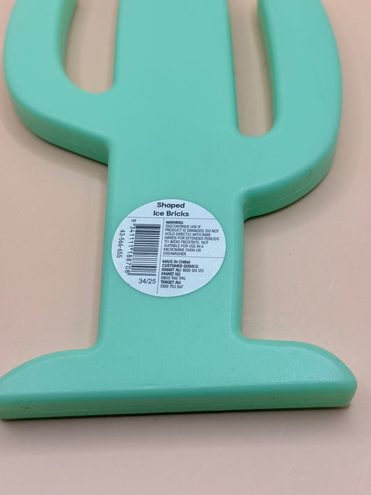 Cactus Shaped Ice Brick Lunch Box Freezer Pack