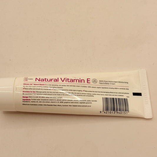 Ultimate Life Natural Vitamin E Cream – 50g