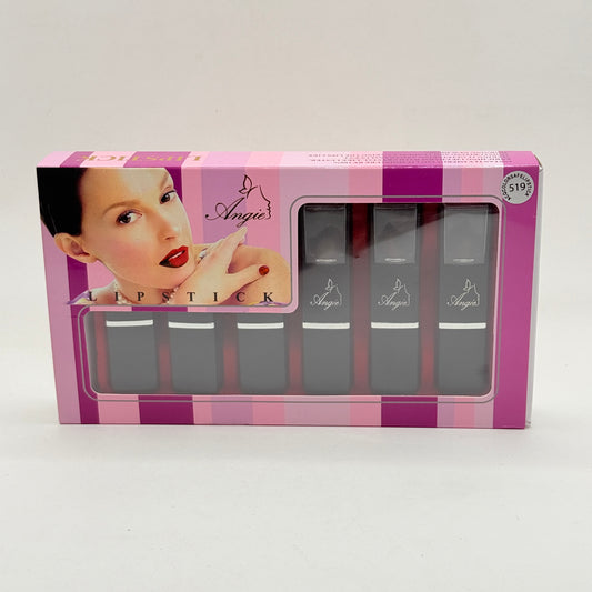 Angie’s Lipstick Gift Set – 6-Piece Chocolate coloured lipstick