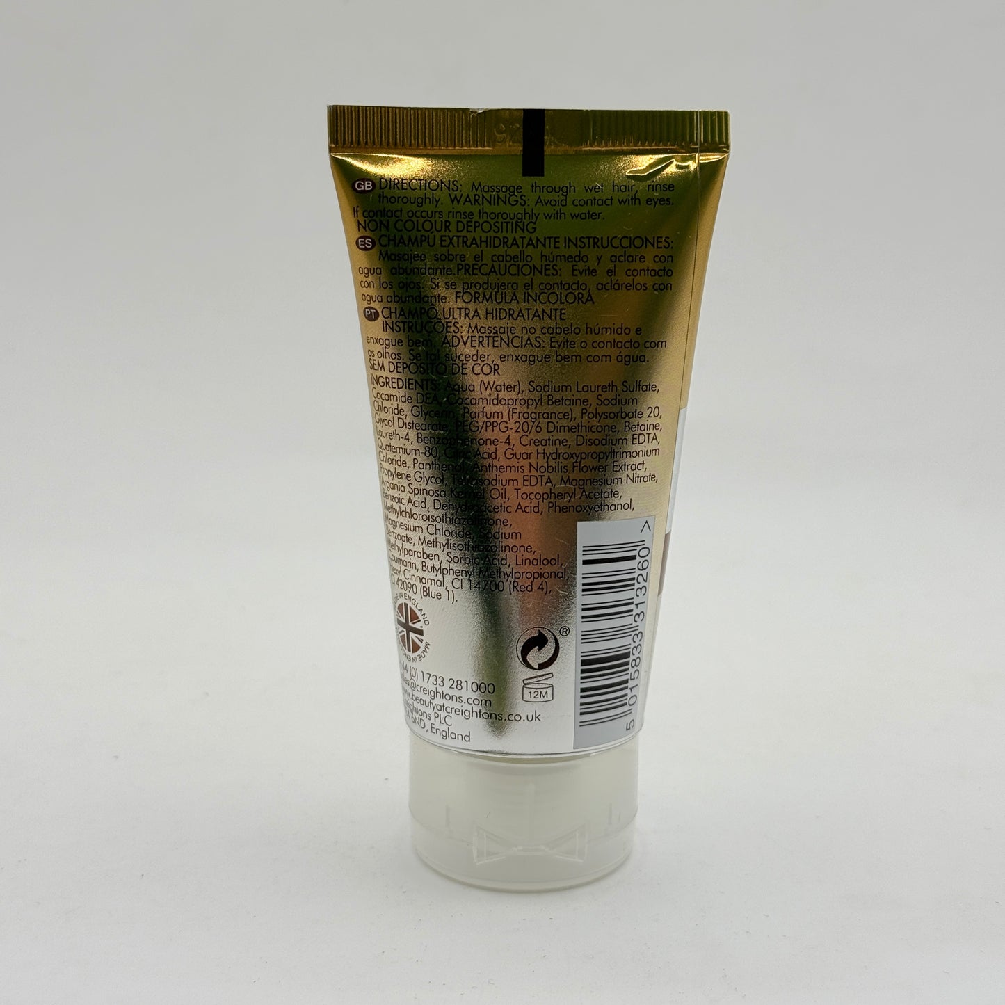 Creightons Sunshine Blonde Extra Moisturising Shampoo – 50mL