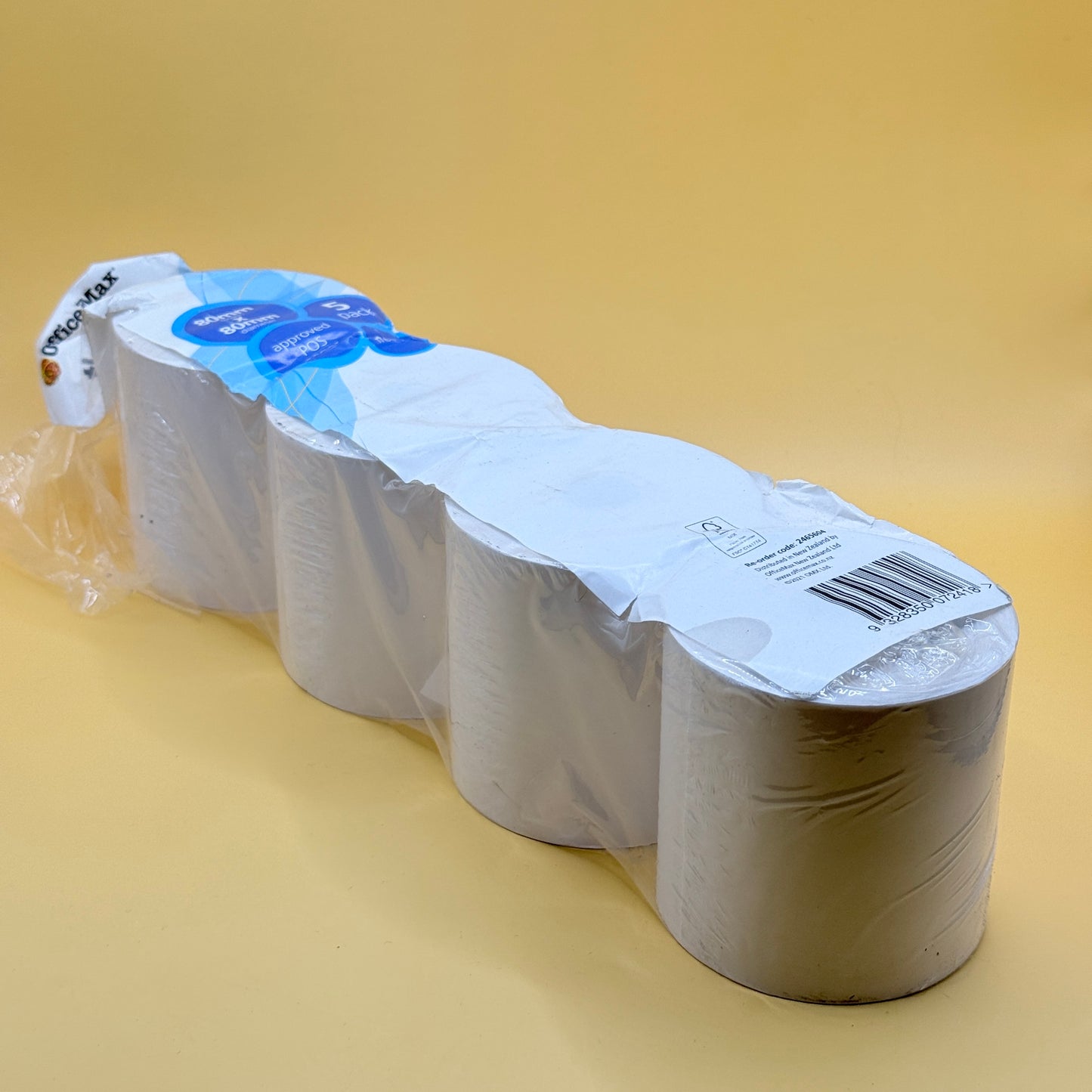 Officemax Thermal Paper Rolls 80mm x 80mm – 4 Pack