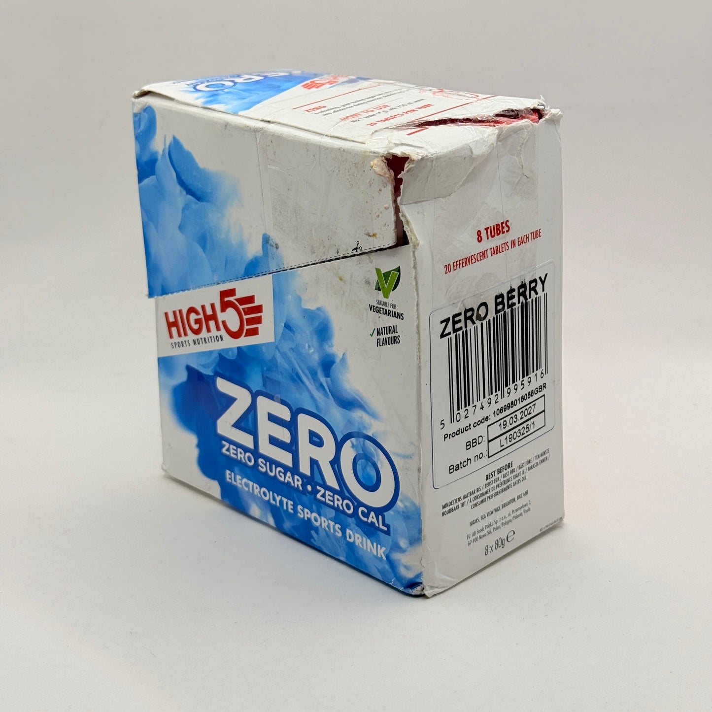 High5 Zero Electrolyte Sports Drink Tablets – Zero Berry 8-Pack