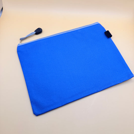 Blue Zipper Pouch