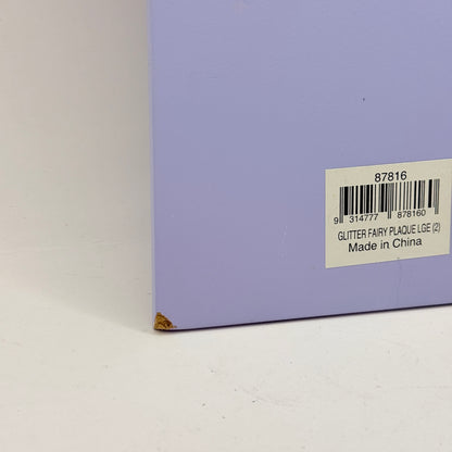 Purple Glitter Fairy To-Do List Plaque