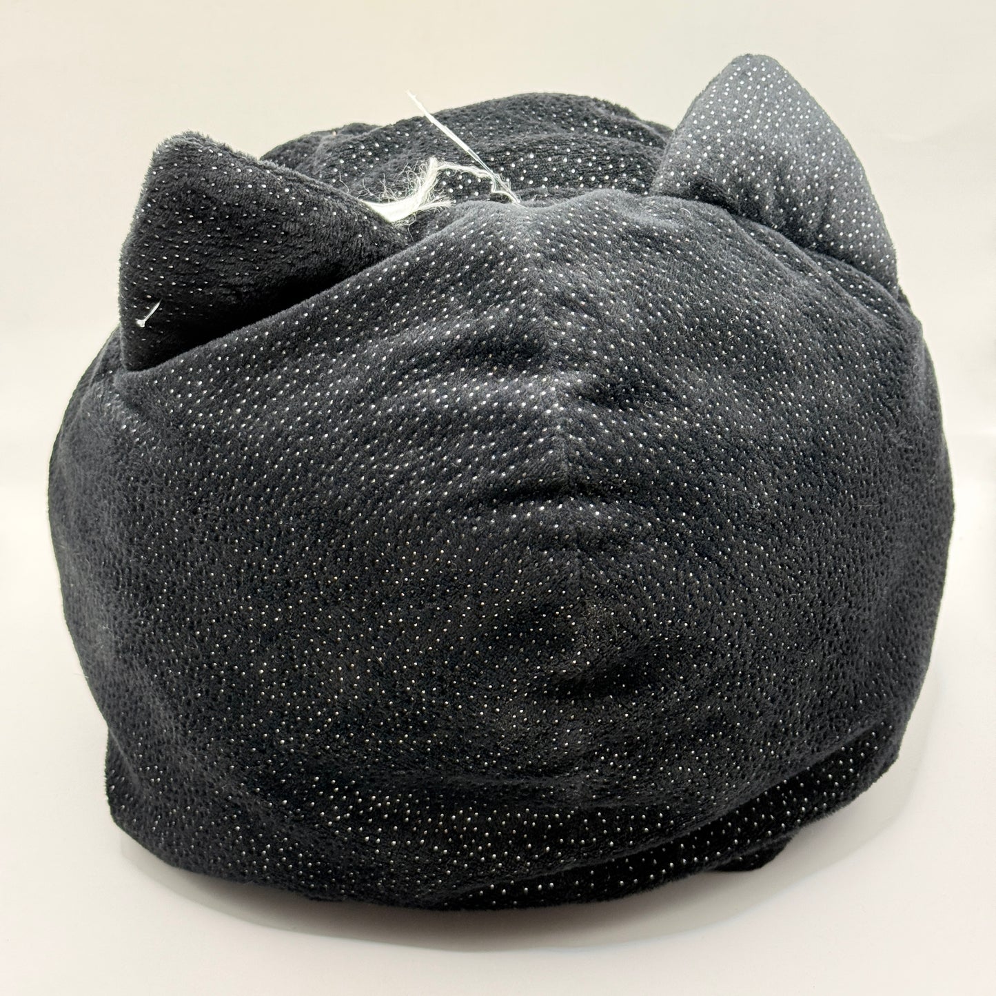 Anko Halloween Cat Plush Head Costume Hat – Black Glitter