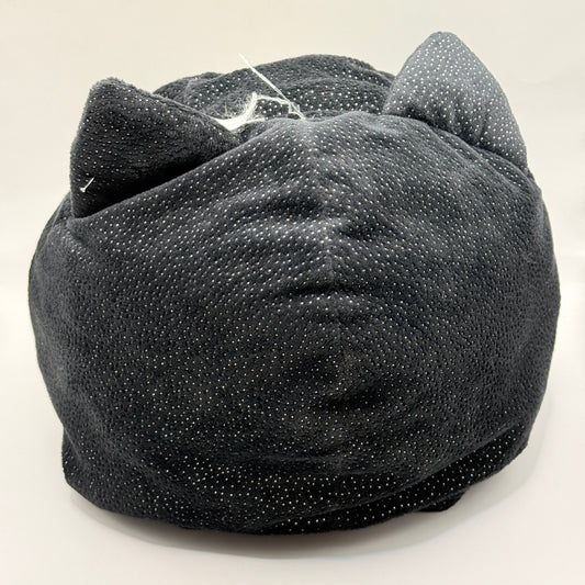 Anko Halloween Cat Plush Head Costume Hat – Black Glitter