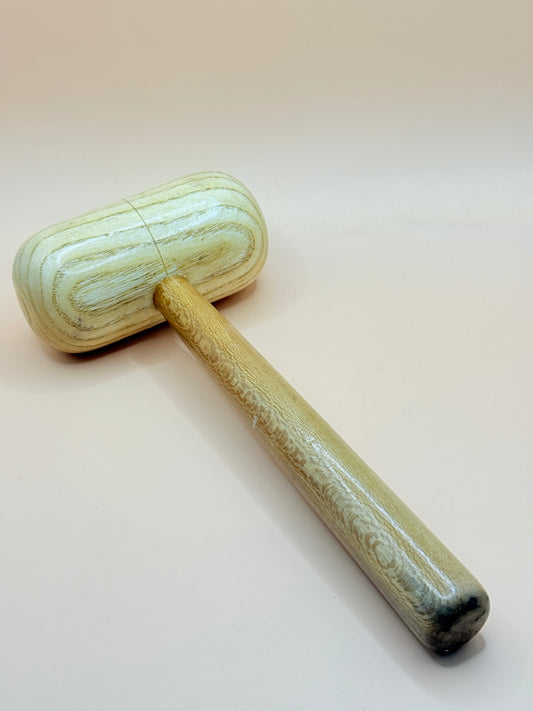 Wooden Mallet Hammer Tool with Rounded Head