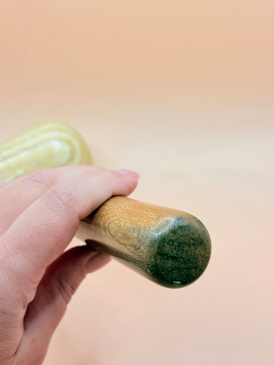 Wooden Mallet Hammer Tool with Rounded Head