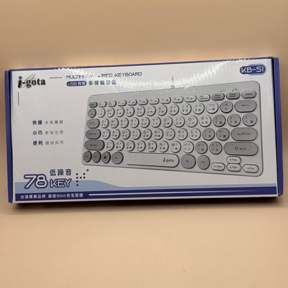 i-gota KB-S1 78 Key Multimedia Wired Keyboard