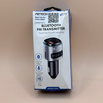 Aerpro APBT210 Bluetooth FM Transmitter with QC3.0 Quick Charge