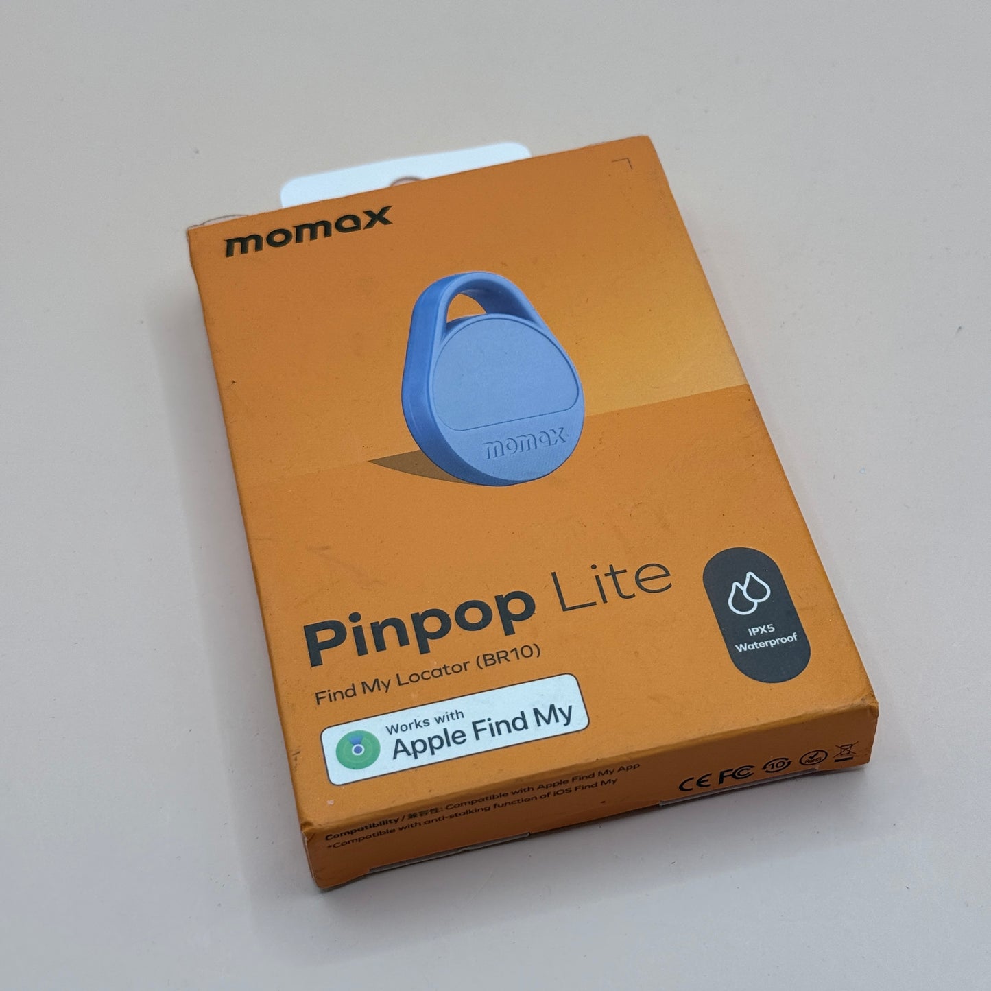 Momax Pinpop Lite BR10 Apple Find My Locator in Blue