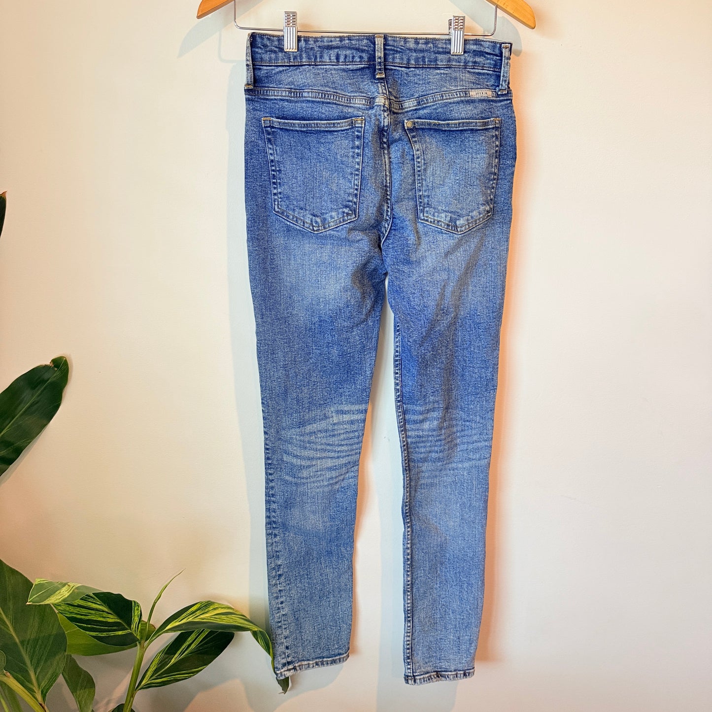 H&M Skinny Fit Blue Denim Jeans – 40