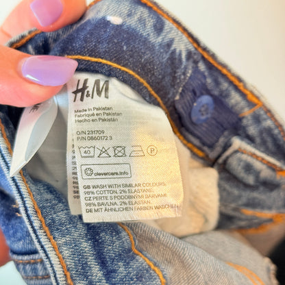 H&M Skinny Fit Blue Denim Jeans – 40