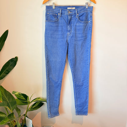 Levi’s Mile High Super Skinny Blue Denim Jeans – W31