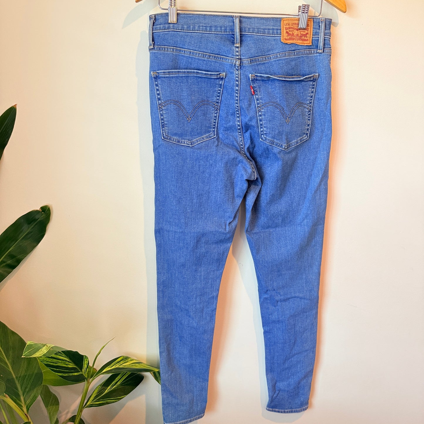 Levi’s Mile High Super Skinny Blue Denim Jeans – W31