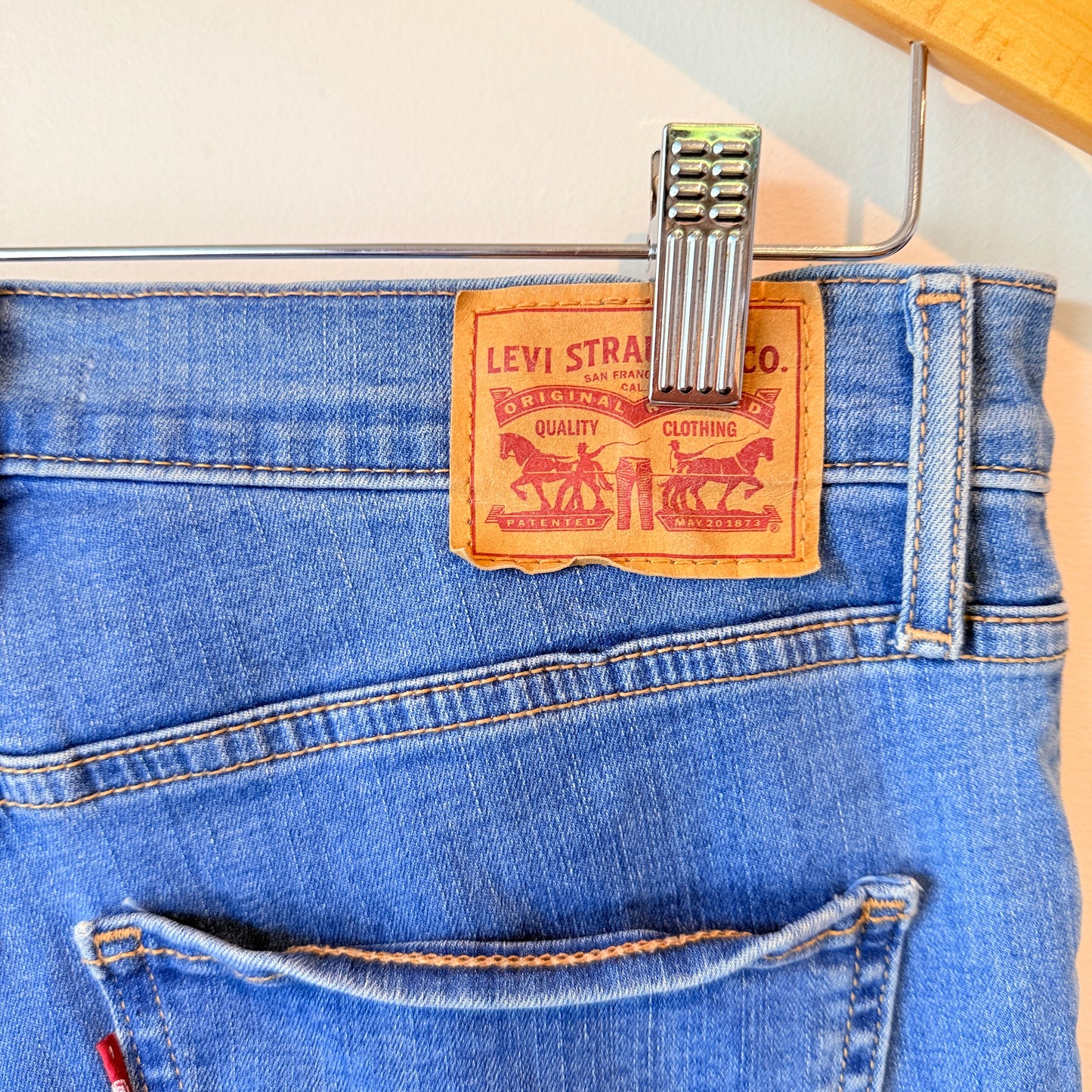 Levi’s Mile High Super Skinny Blue Denim Jeans – W31