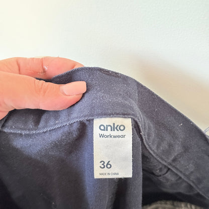 Anko Size 36 Navy Blue Cargo Shorts