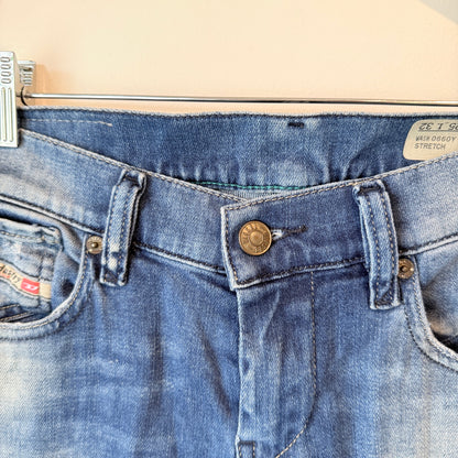 Diesel Getlegg Slim-Skinny Low Waist Jeans Blue - W25 L32