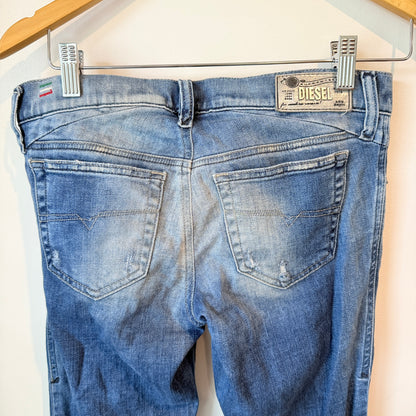 Diesel Getlegg Slim-Skinny Low Waist Jeans Blue - W25 L32