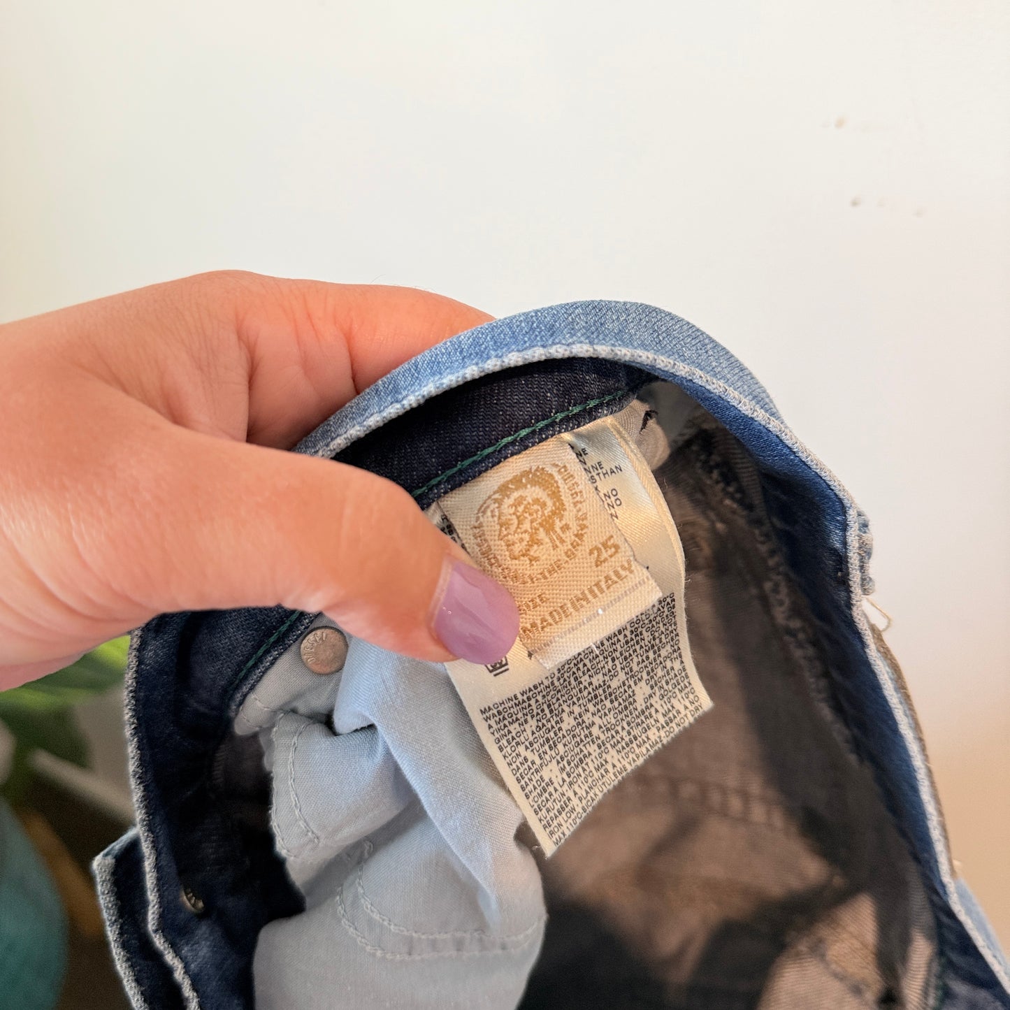 Diesel Getlegg Slim-Skinny Low Waist Jeans Blue - W25 L32