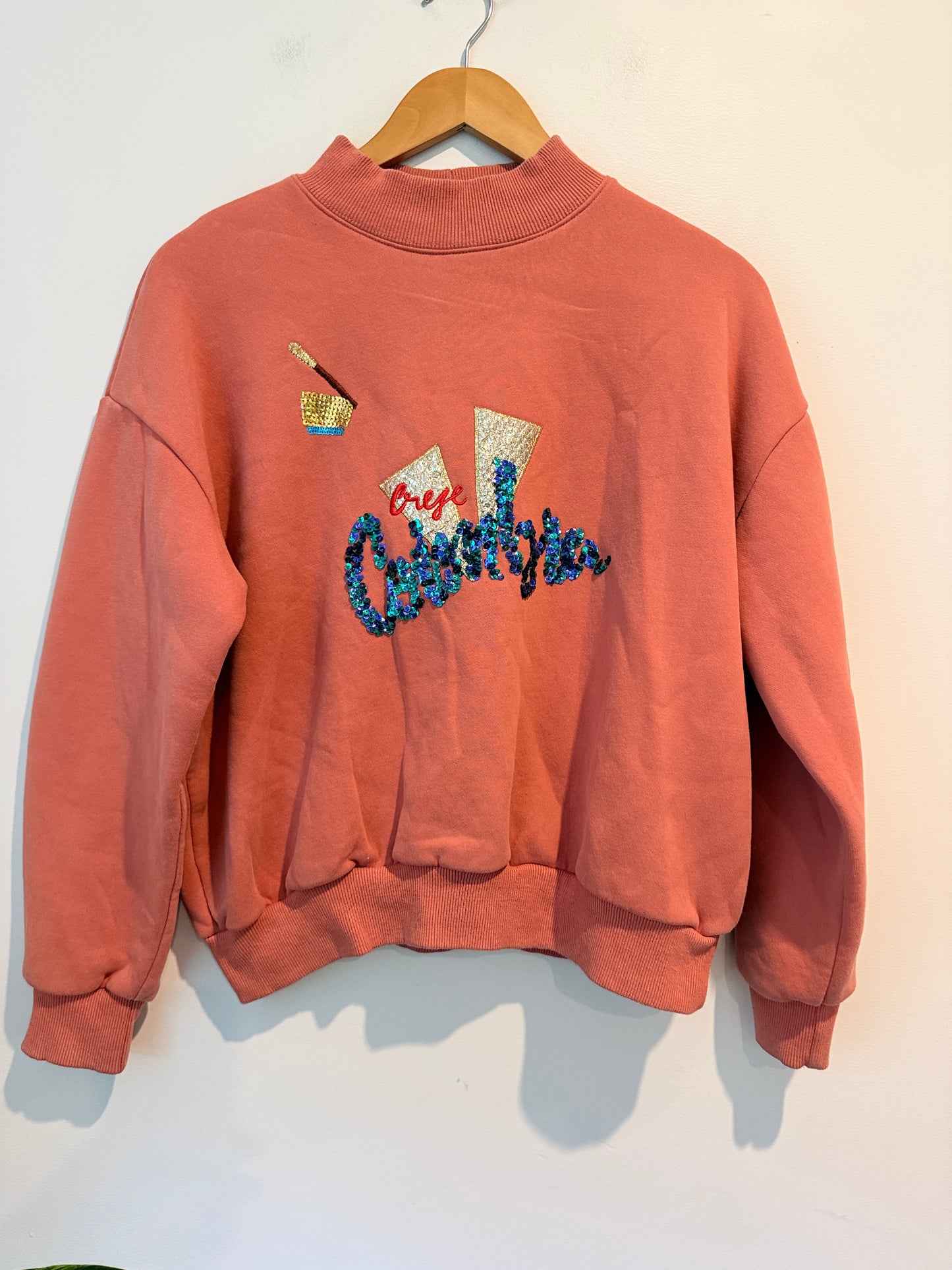 Thank You Size U/Arm to U/Arm 64cm Waist 84cm Sweatshirt