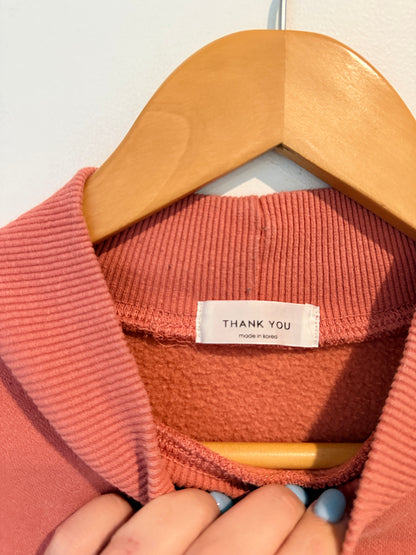 Thank You Size U/Arm to U/Arm 64cm Waist 84cm Sweatshirt