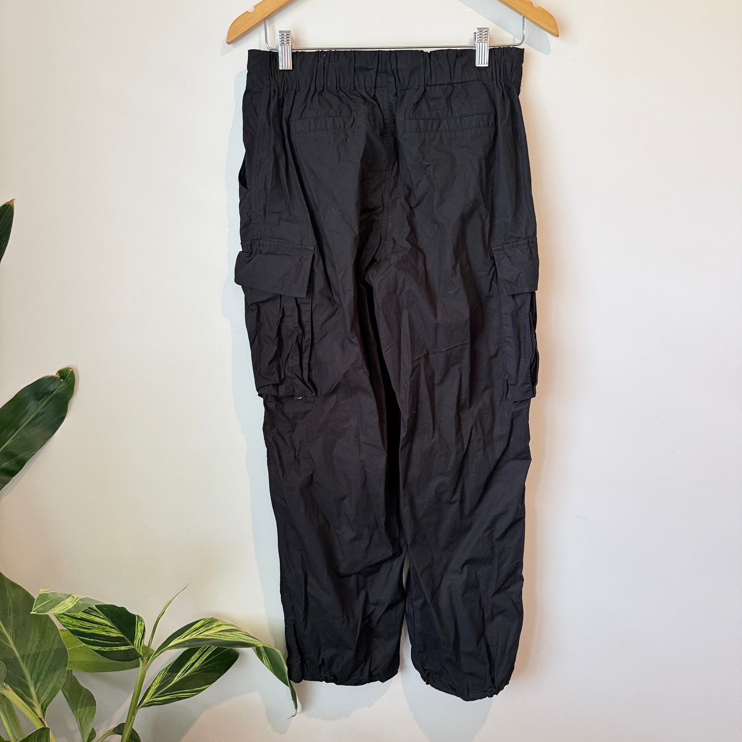 anko Size 10 Black Nylon Cargo Pants