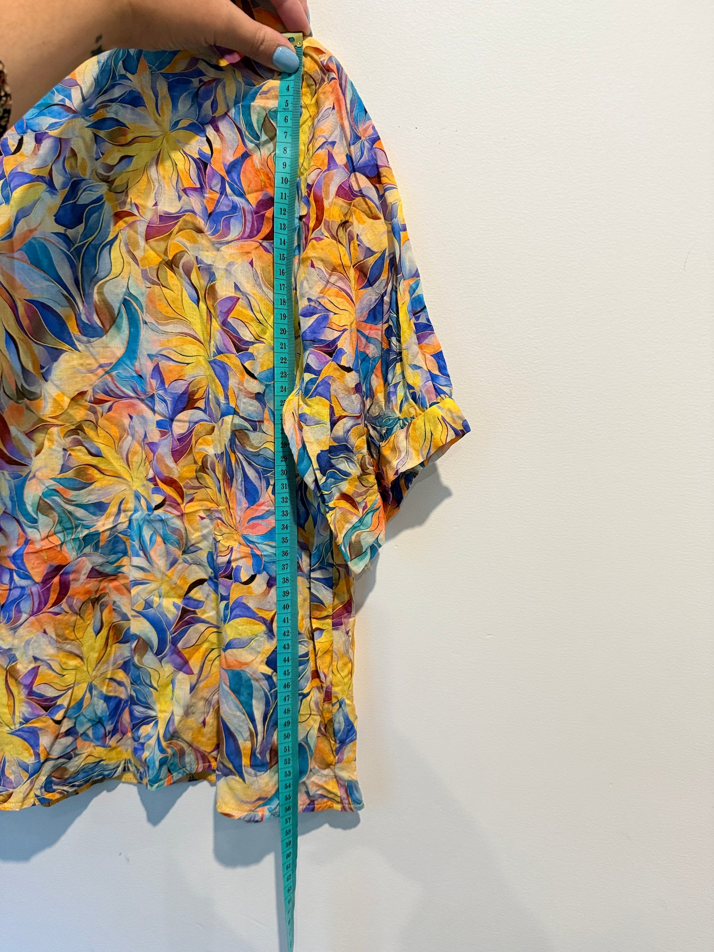 Aoya Size U/Arm to U/Arm 54cm Short-Sleeved Shirt