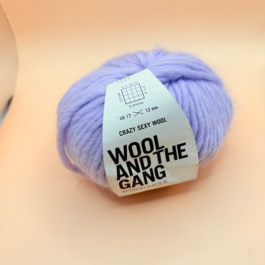 Wool and the Gang Crazy Sexy Wool in Lilac Powder 200g