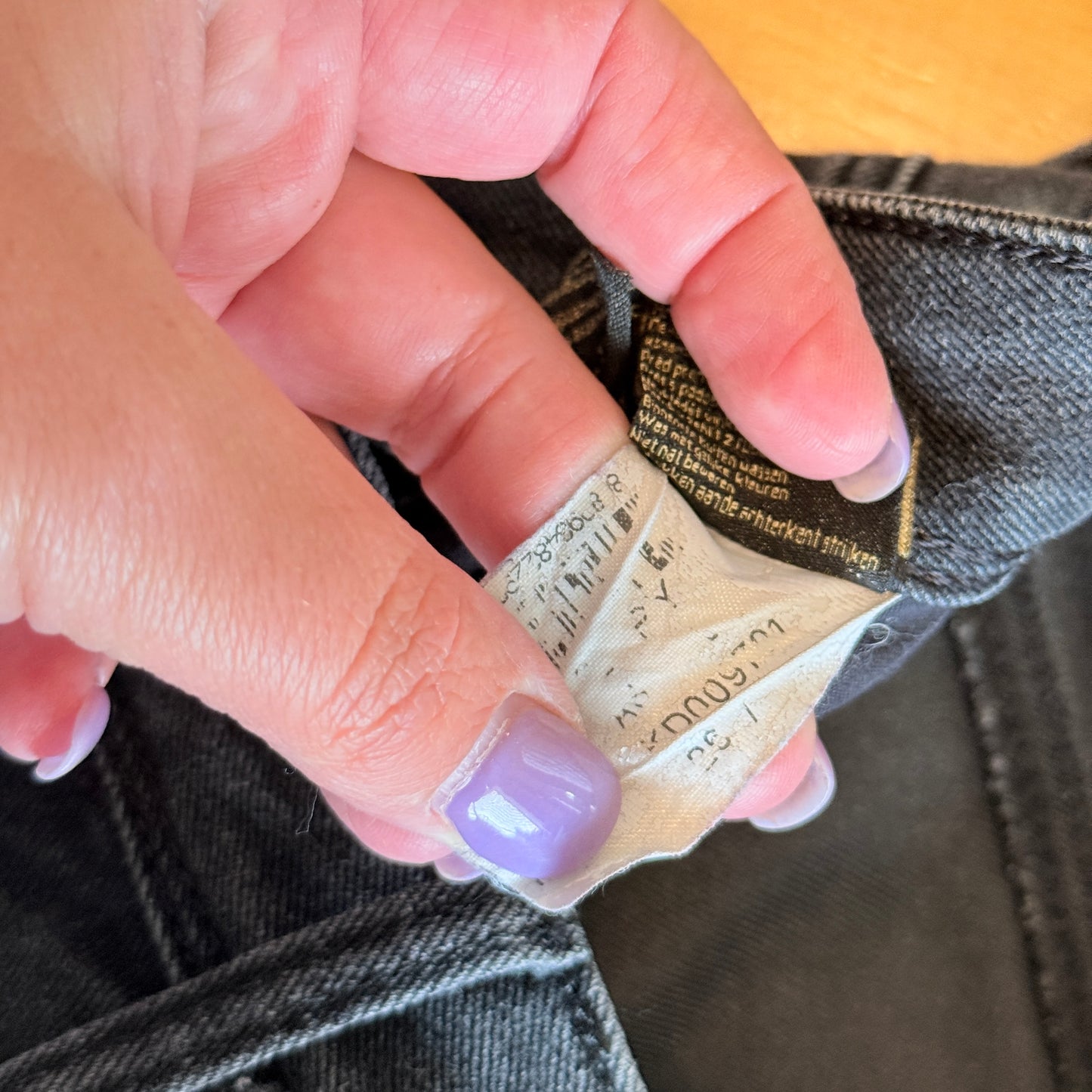 Mari Gold Size 32 Black Stretch Denim Jeans