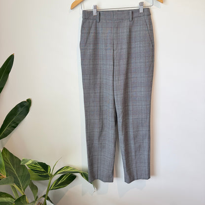 Uniqlo Size XS Plaid Tapered Leg Trousers