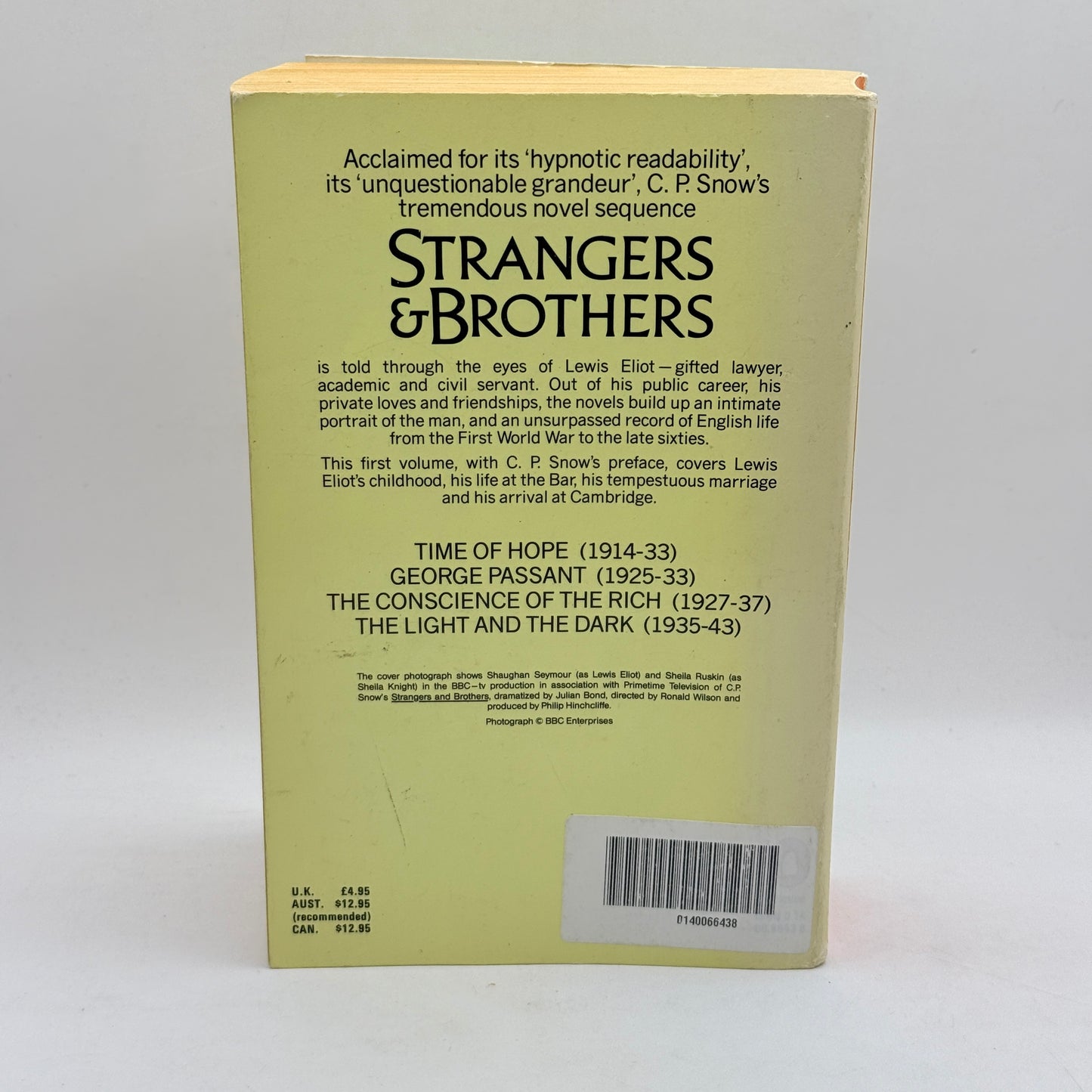 Strangers & Brothers Volume 1 by C.P. Snow