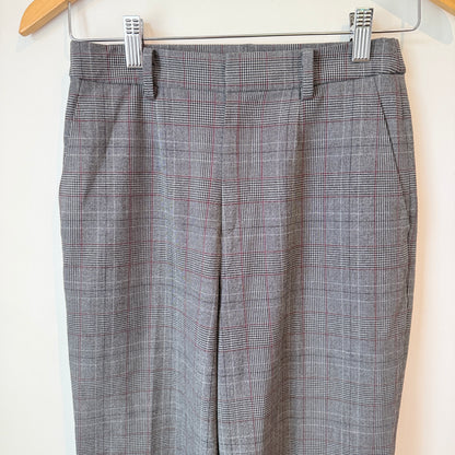 Uniqlo Size XS Plaid Tapered Leg Trousers