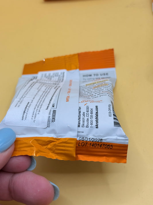 Skratch Labs Orange Energy Chews Sport Fuel 50g 5 Pack