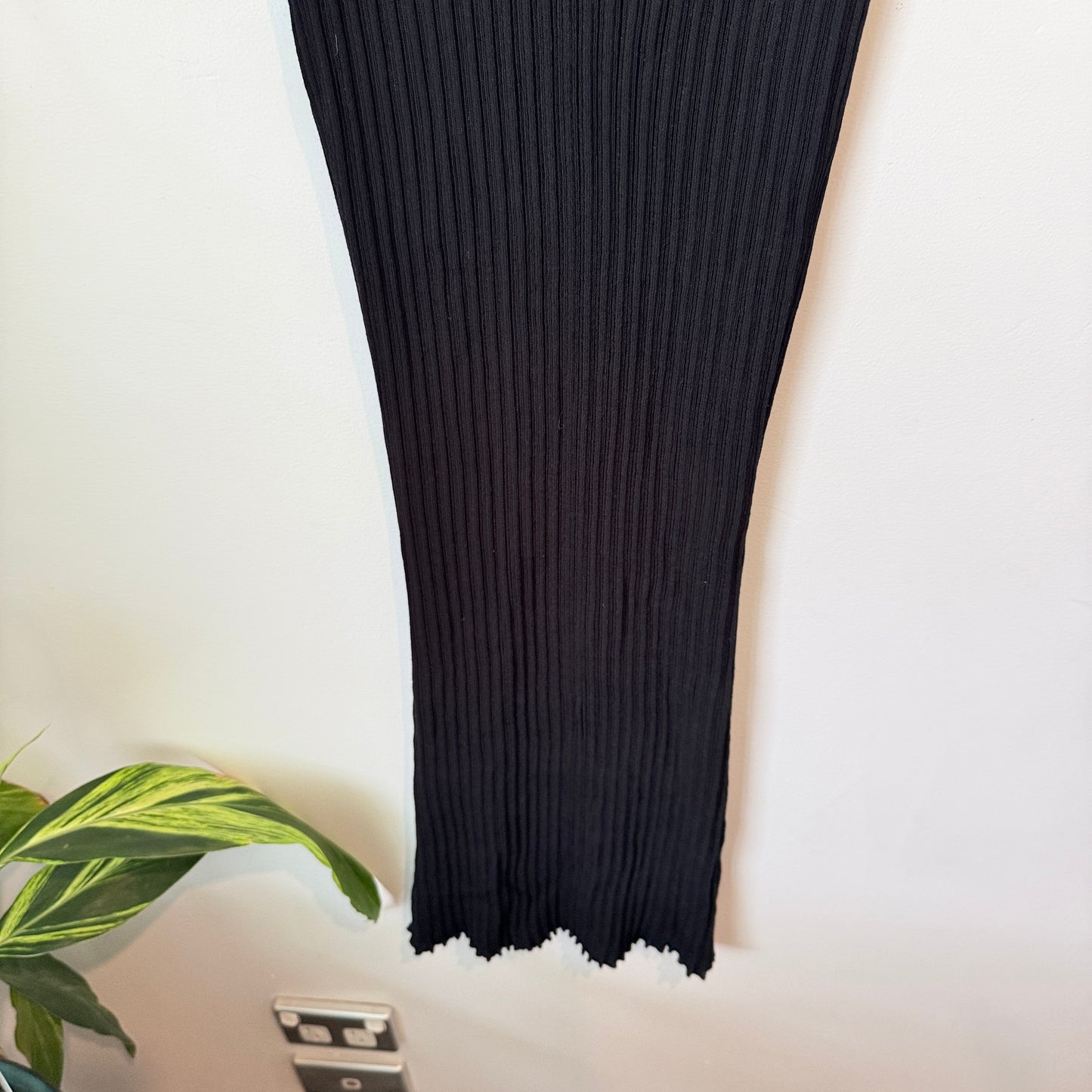 Brand Unknown Underarm 34cm Rib-Knit Dress