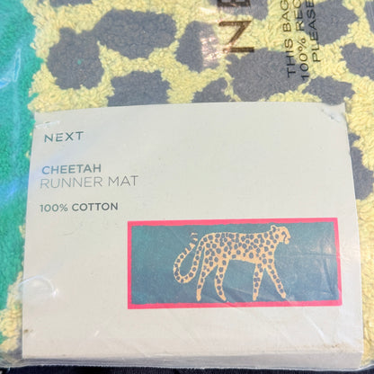 Next Cheetah Runner Mat 100% Cotton