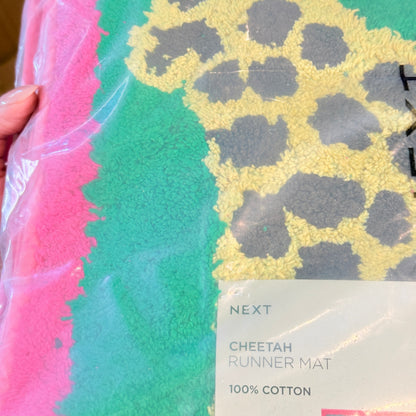 Next Cheetah Runner Mat 100% Cotton