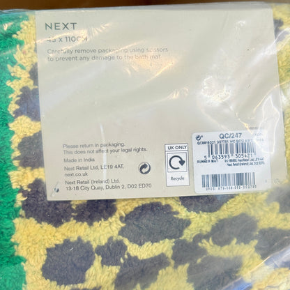 Next Cheetah Runner Mat 100% Cotton