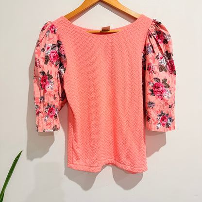 Ariana Size U/Arm to U/Arm 46cm Textured Top
