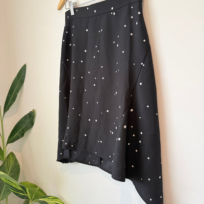 Veronika Maine Size 8 Black Mini Skirt