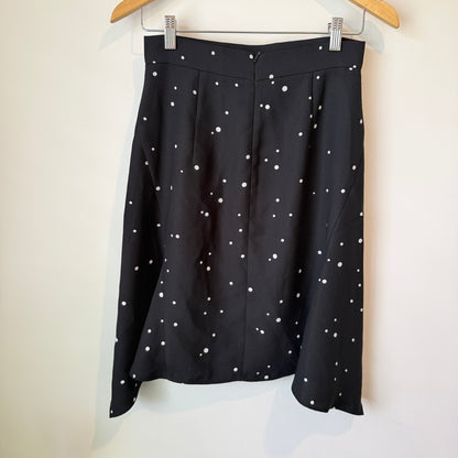 Veronika Maine Size 8 Black Mini Skirt