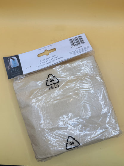ZIP Vacuum Cleaner Accessory Filter Pack for Zip 464/465